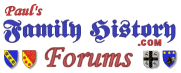 Paul's Family History Forums